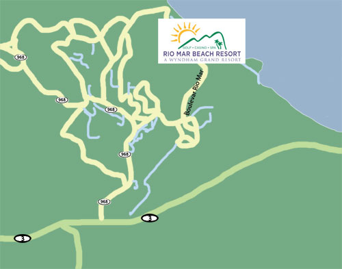 Map to Rio Mar